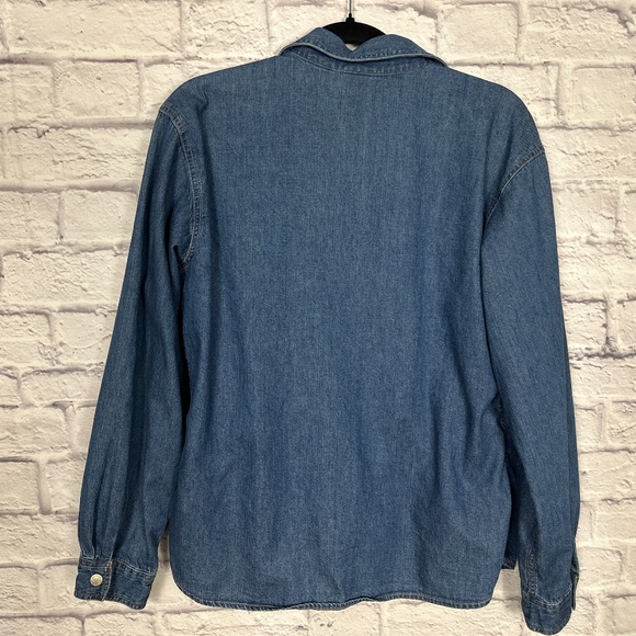 Disney Forever Mickey Embroidered Denim Zip-Up Jacket Shirt - Picture 6 of 15